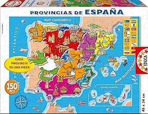 Rompecabezas 150 Piezas Provincias de España Educa